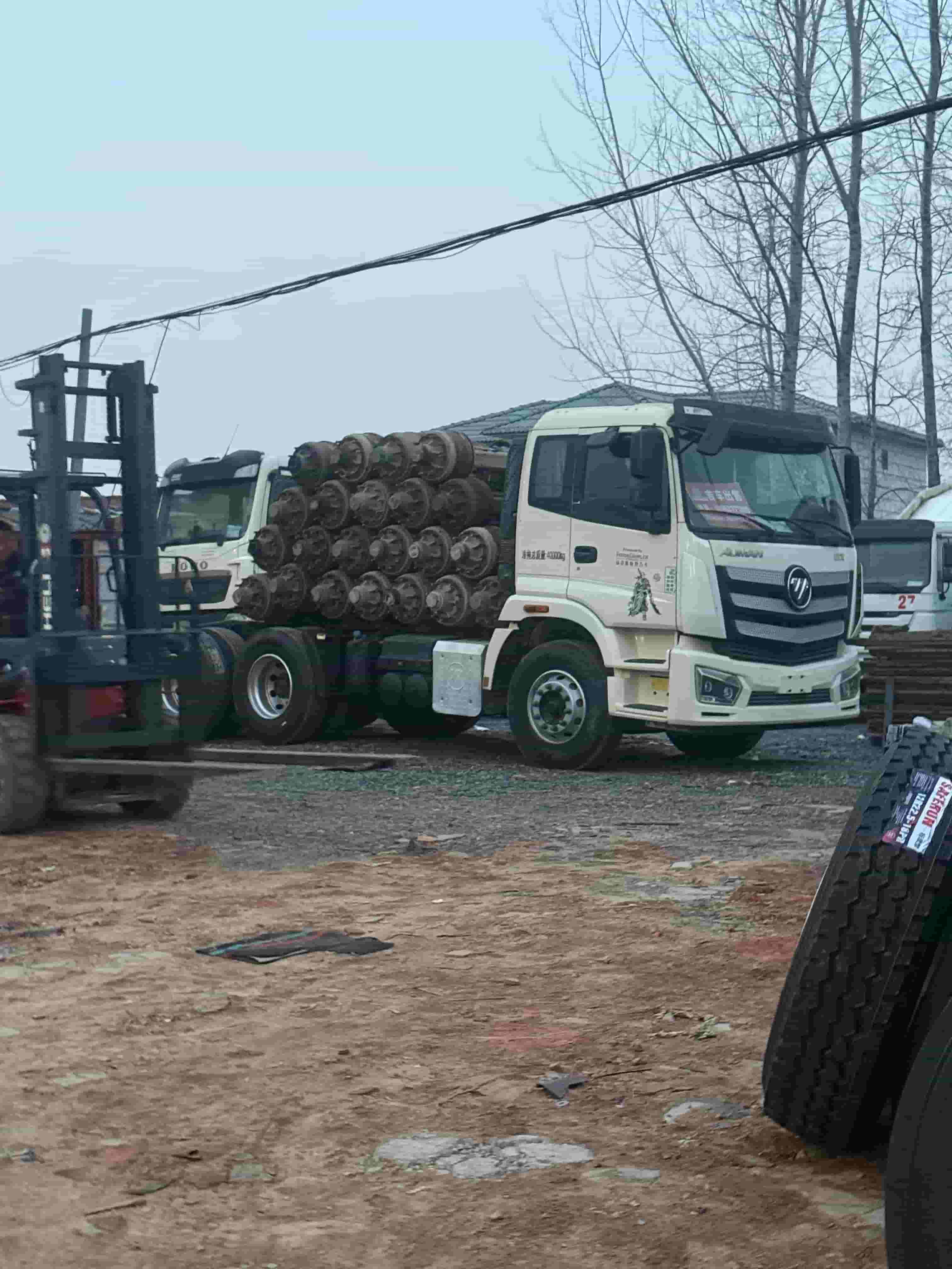 Complete Axle With Suspension